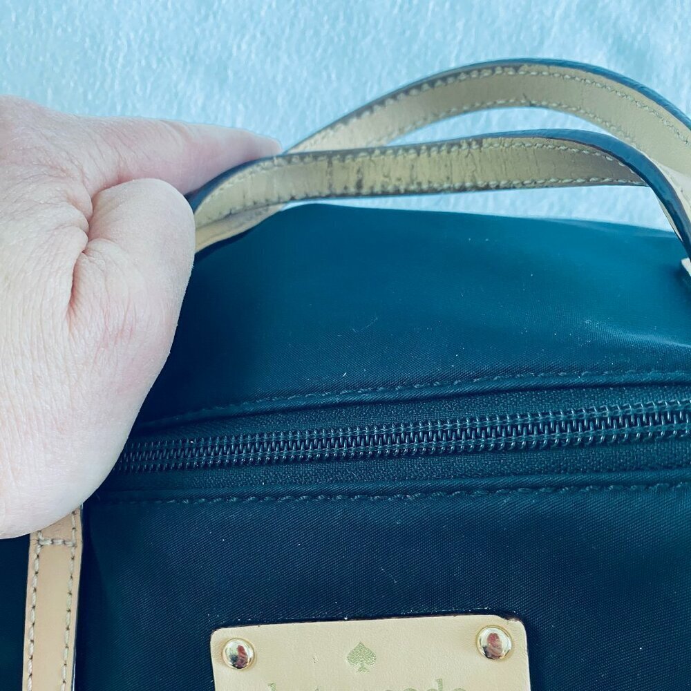 kate spade Sophie mini tote nylon black pink classic quiet luxury versatile - Picture 11 of 11